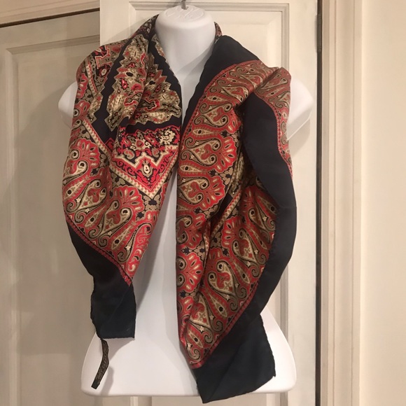 Dunhill Taylor’s all silk oversized scarf  Italy - Picture 2 of 6